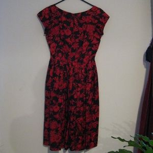 Vintage Romantic Floral Dress Sz 6ish